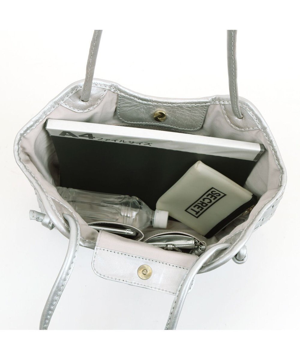 UNBILLION 【訳あり商品】 牛革レザーメッシュトートL 