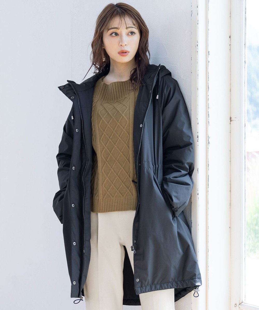 Tiaclasse 【洗える】ケーブル編みドルマンニットトップス 