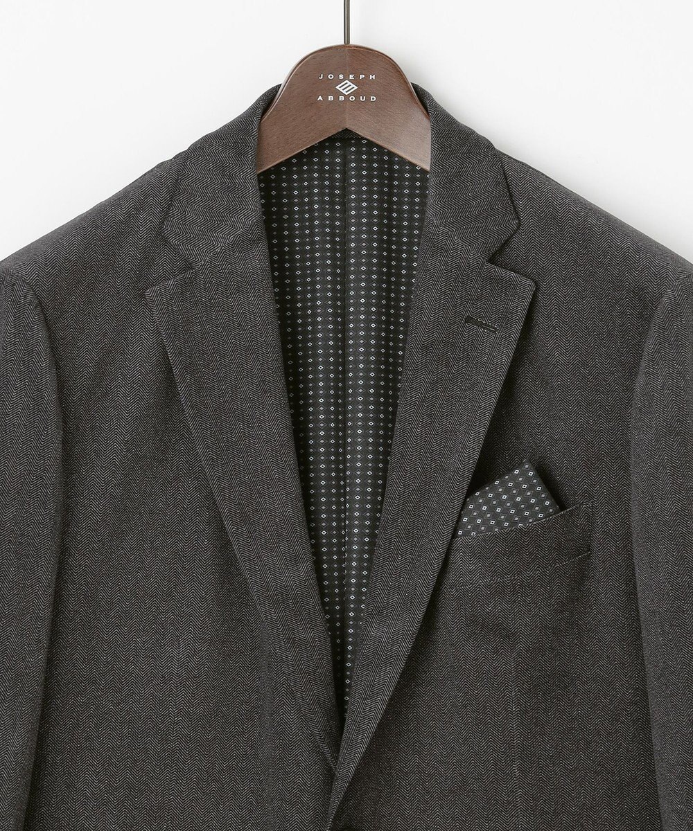 JOSEPH ABBOUD 【軽量/ストレッチ/スウェードタッチ】トリコットコーデュロイ ジャケット 