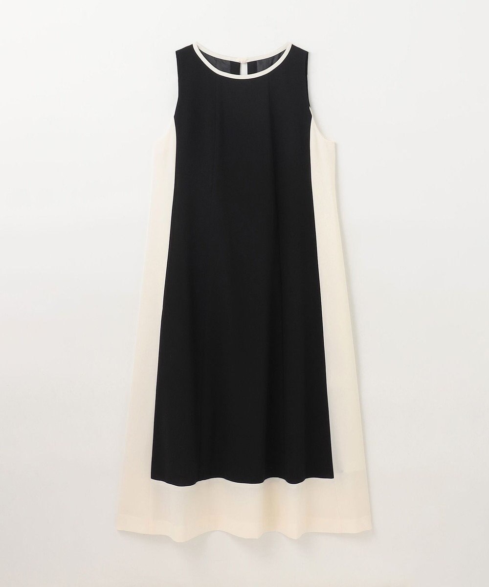 GRACE CONTINENTAL バイカラーフレームドレス 