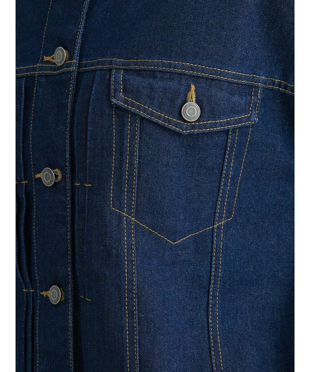 Green Parks ノーカラーデニムジャケット 