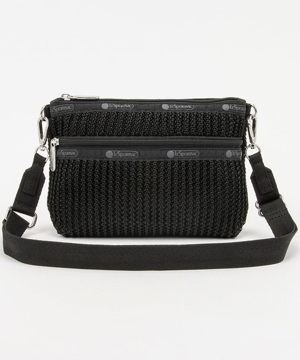 LeSportsac CHAIN CROCHET CLUTCH/ブラッククロシェ 