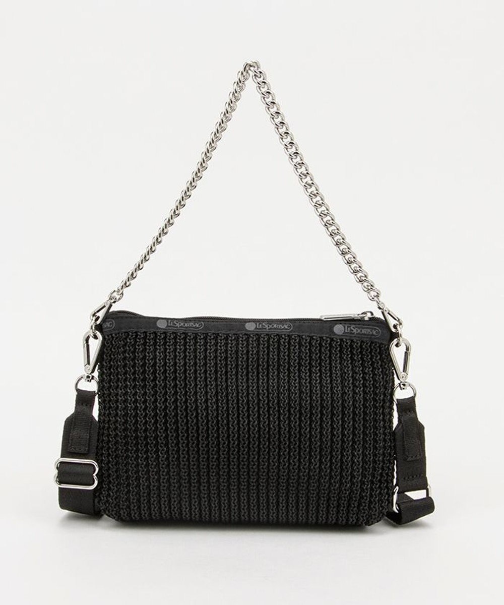 LeSportsac CHAIN CROCHET CLUTCH/ブラッククロシェ 