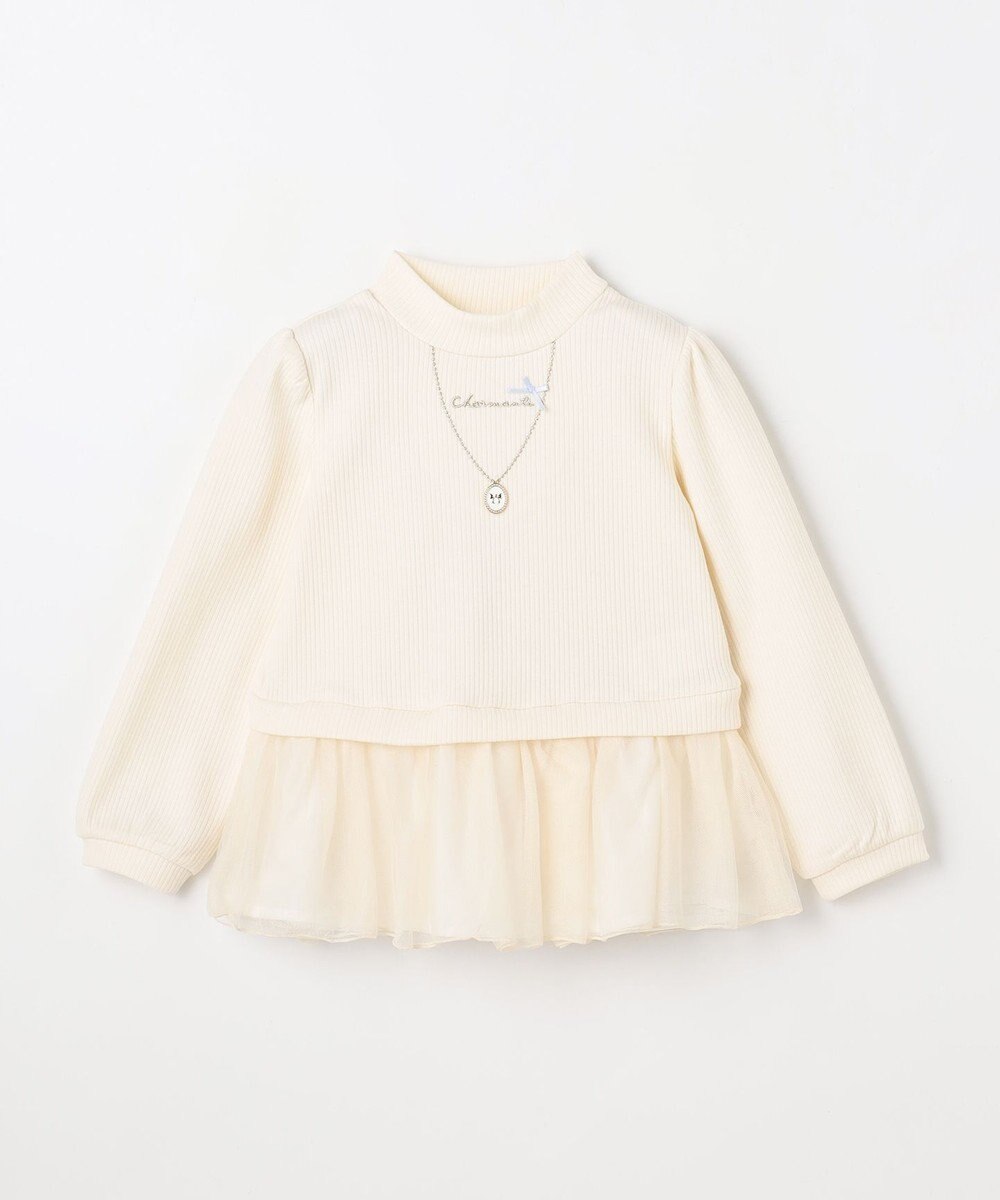 ANY KIDS 裏起毛 ネックレス トレーナー 