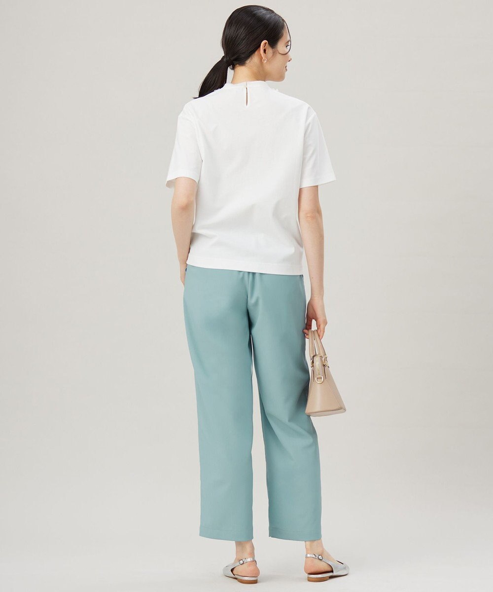 自由区 L 【接触冷感・UVカット・洗える】ベビーフリル Tシャツ 