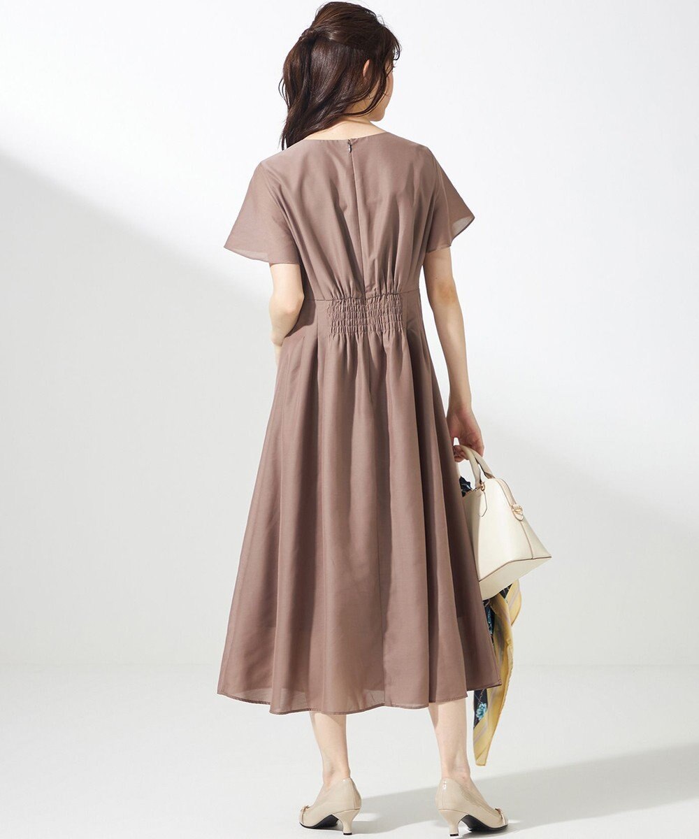 ANY SIS 【洗える】ピンタックハイウエスト ワンピース 