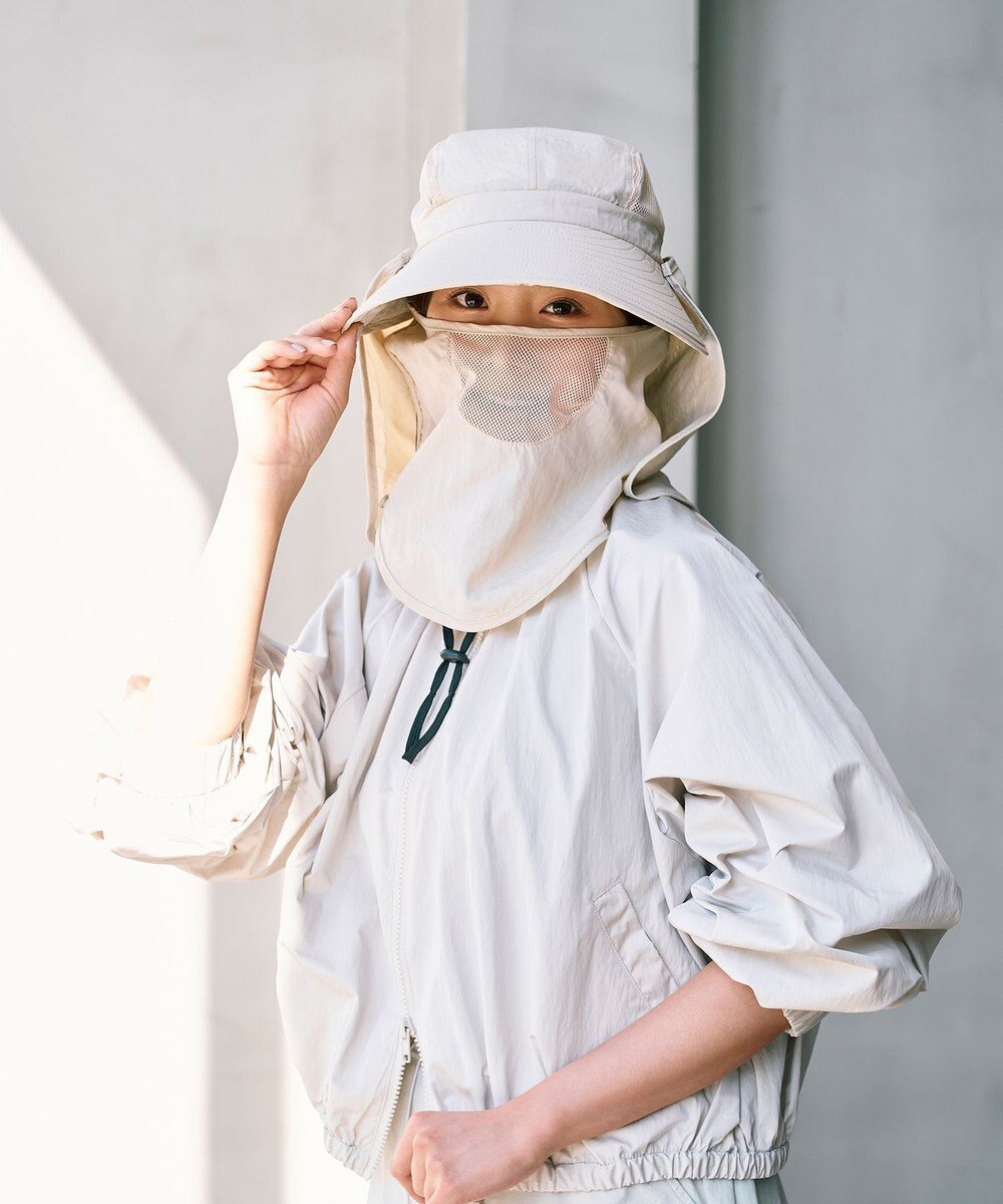 MOONBAT 【遮光100％/遮熱/UV100％/UPF50+】断熱ハット シェードジョッキー 帽子 手洗い可能 サイズ調整可能 