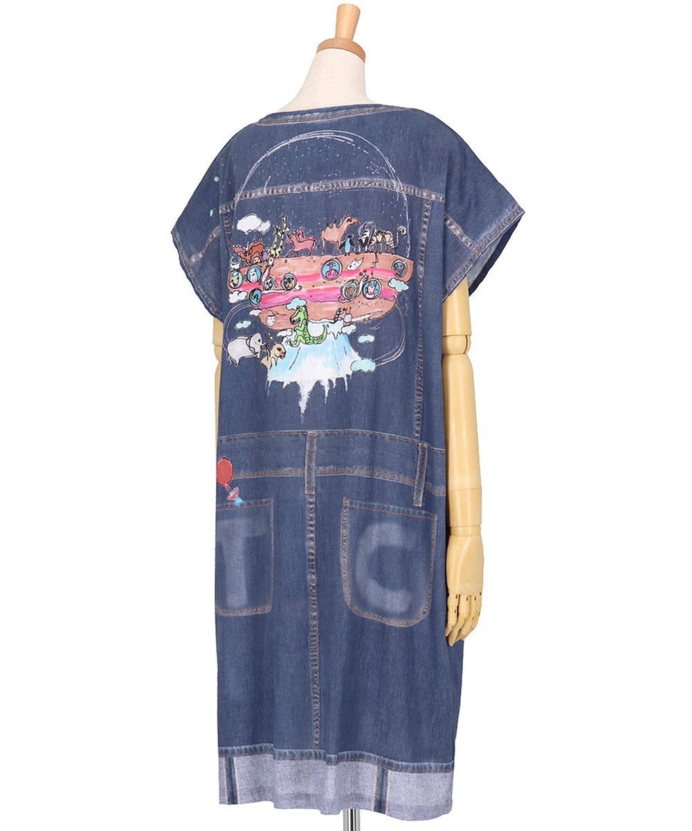 tsumori chisato SLEEP ツモリチサト トップス ルームウエア 3分袖 半袖 綿100%(本体) 楊柳素材 チュニック レディース UNT148 /ワコール 