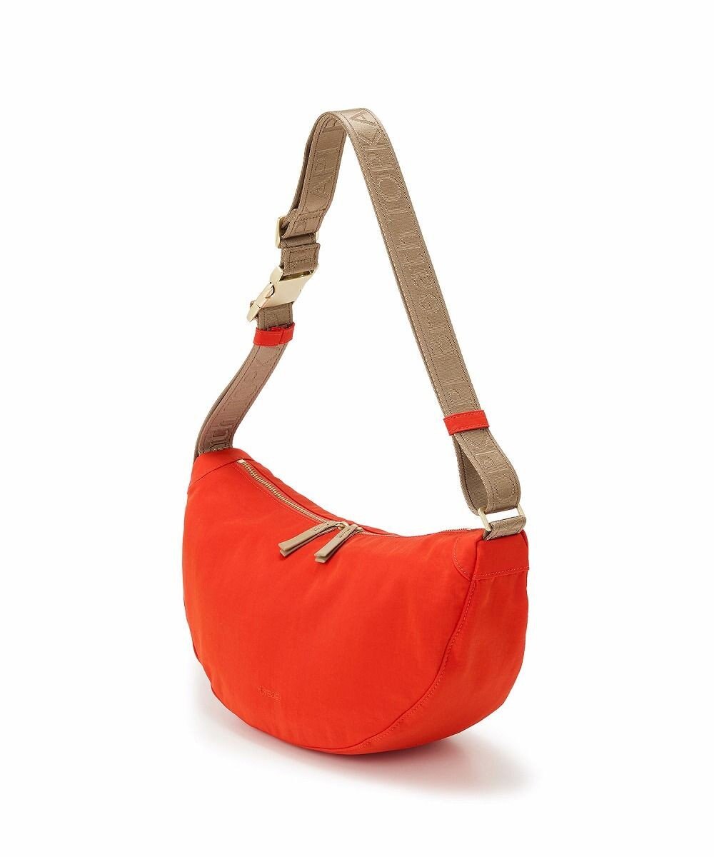 TOPKAPI 【Breath TOPKAPI】Freely フリーリー ナイロン ロゴテープ  ラウンド ショルダーバッグ 