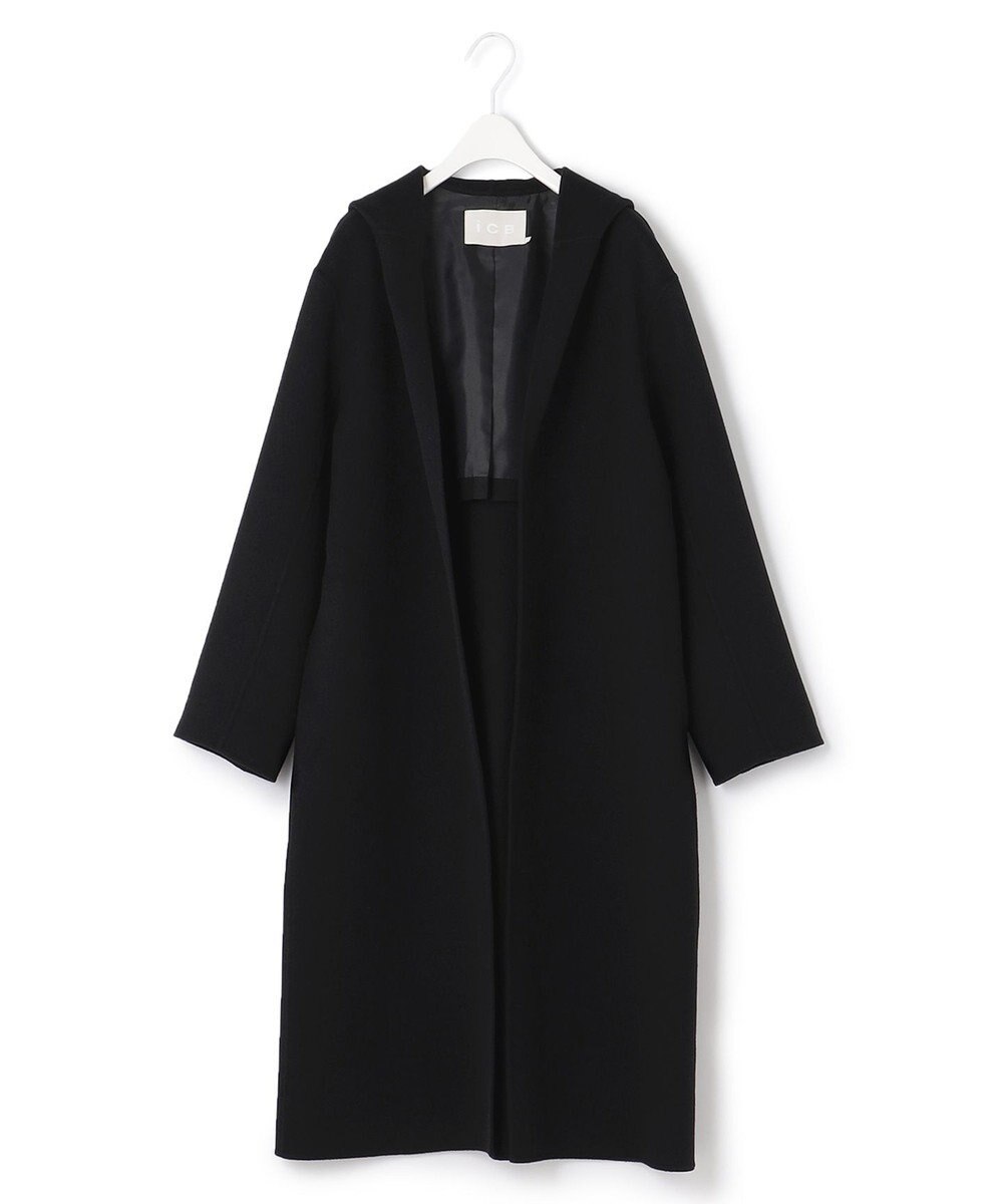 ICB ウールリバーフーデットコート 