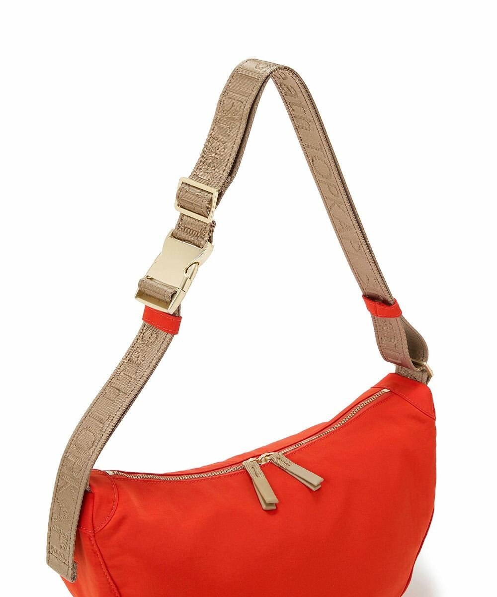 TOPKAPI 【Breath TOPKAPI】Freely フリーリー ナイロン ロゴテープ  ラウンド ショルダーバッグ 