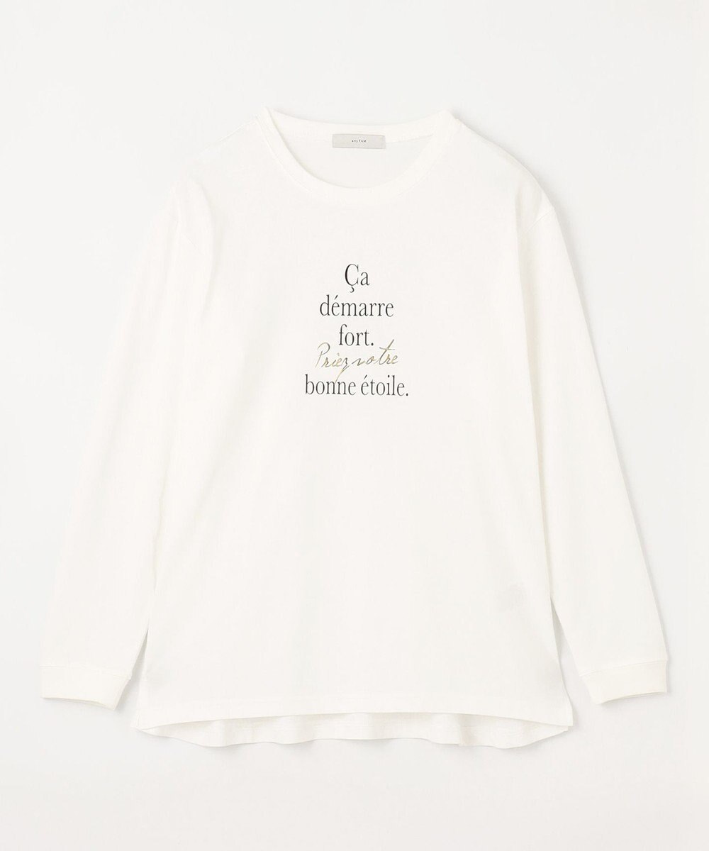 ANY L ロゴロングTシャツ 