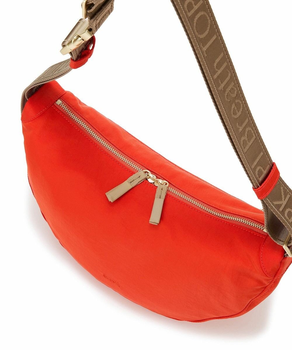 TOPKAPI 【Breath TOPKAPI】Freely フリーリー ナイロン ロゴテープ  ラウンド ショルダーバッグ 