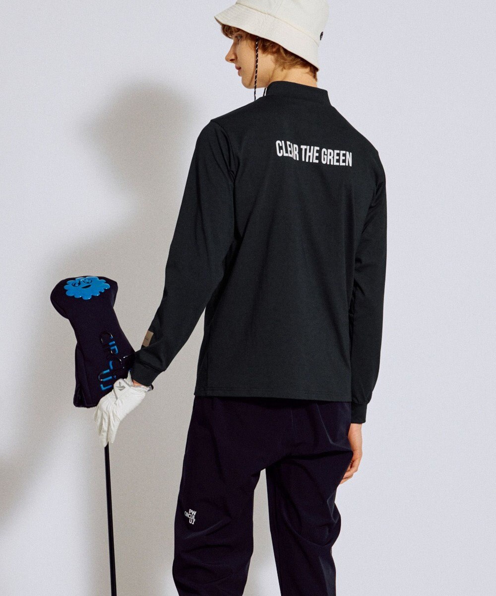 PW CIRCULUS 【吸水速乾 / UV遮蔽率99.5% UVカット / ストレッチ】【MEN】ロングスリーブモックT ゴルフ 