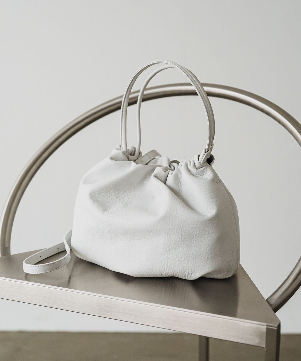 russet レザー巾着4WAYショルダーバッグ(CE-1454) 