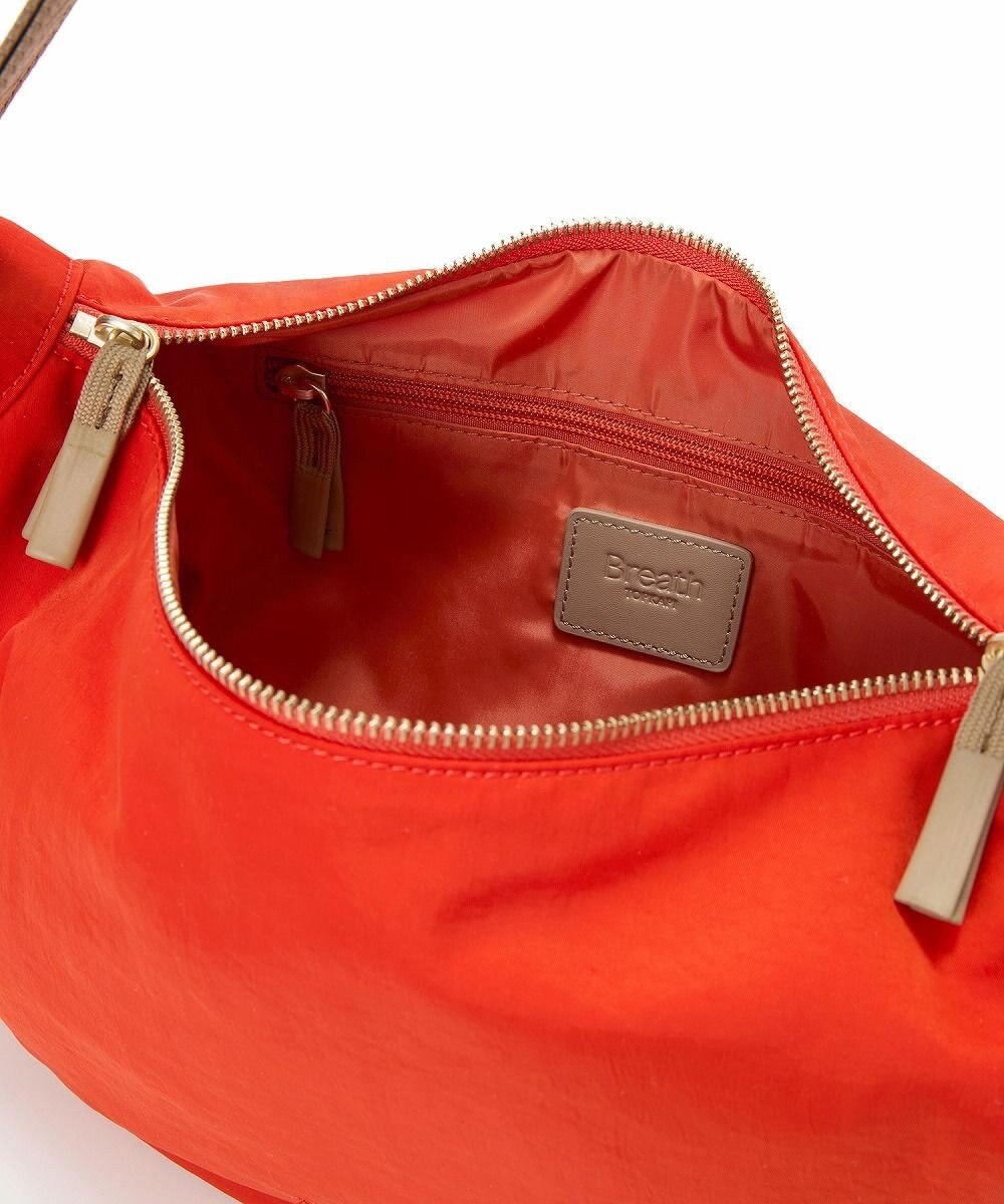 TOPKAPI 【Breath TOPKAPI】Freely フリーリー ナイロン ロゴテープ  ラウンド ショルダーバッグ 