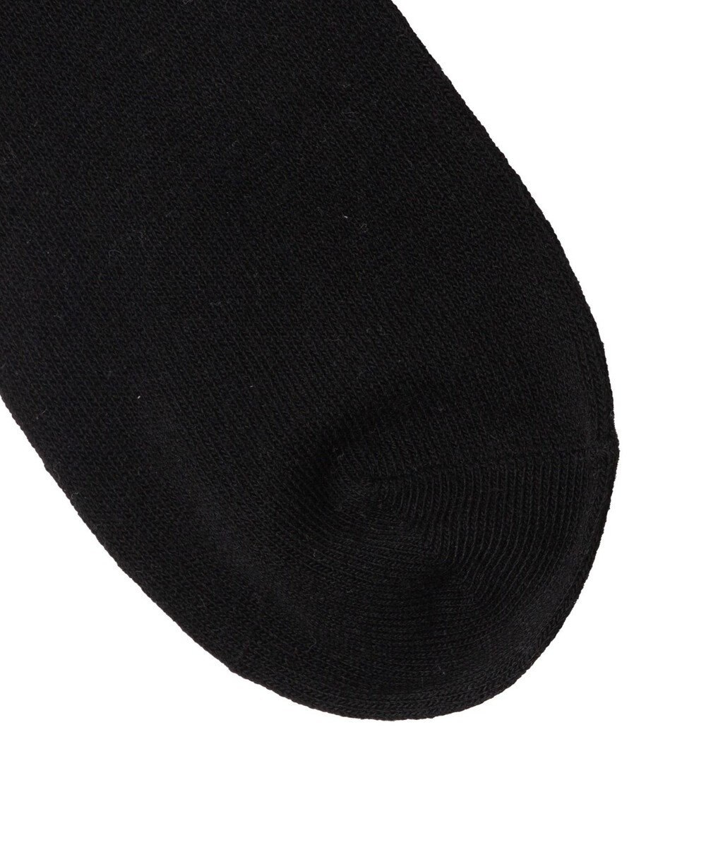 WEGO ラインモコイヌ刺繍クルーソックス 