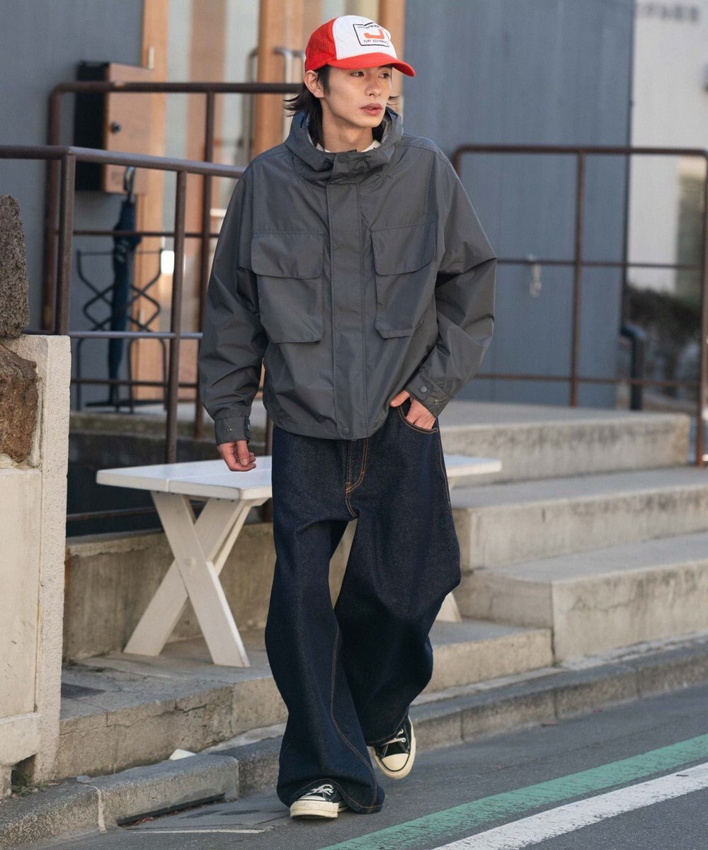 WEGO 【ユニセックス着用ITEM/アウトドア】フードシェルブルゾン 