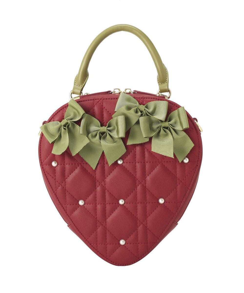 Maison de FLEUR いちごショルダーバッグ 