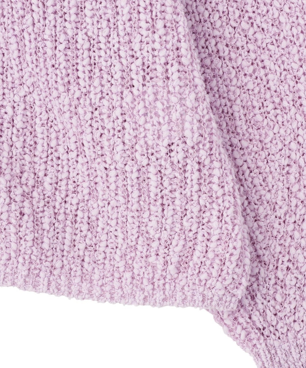 earth music&ecology 【予約】ぽんぽんスキッパーカーディガン 