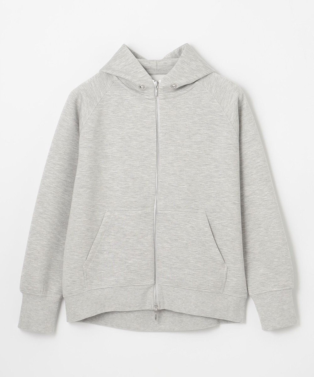 ANY L ラメダンボールダブルジップパーカー 