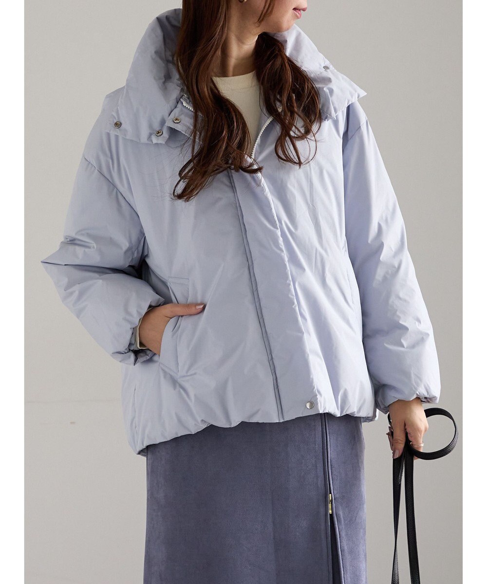 Te chichi スタンドカラーショートダウンジャケット 