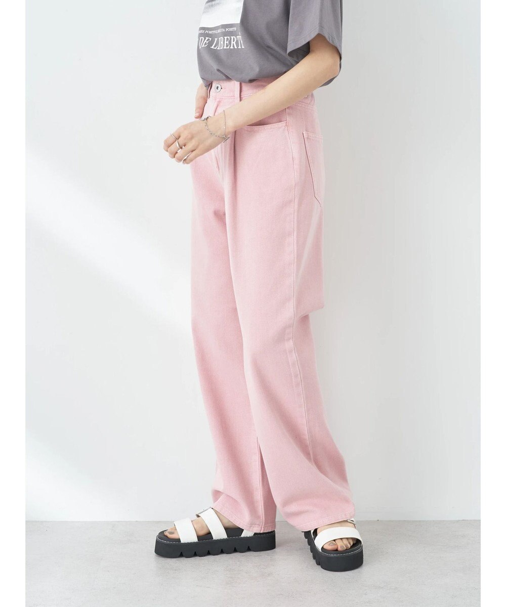 earth music&ecology タックルーズデニムパンツ 