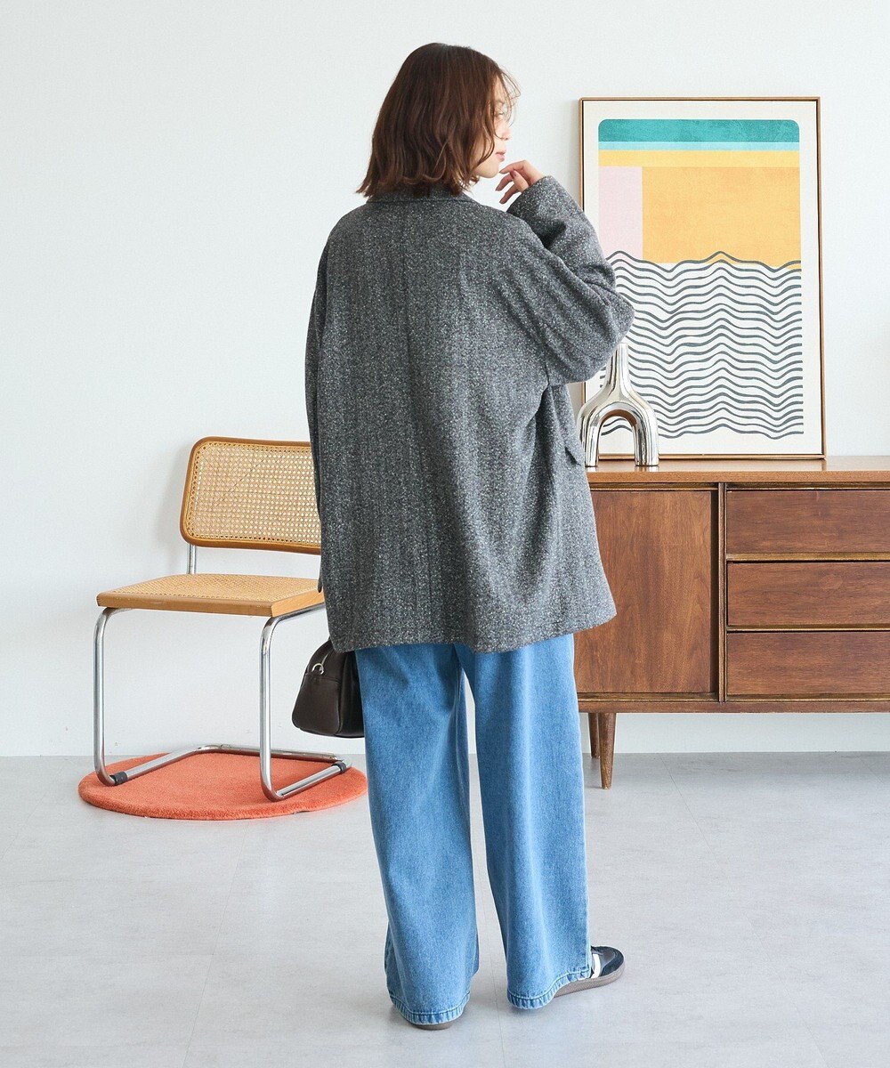 Green Parks ツイードＷオーバージャケット 