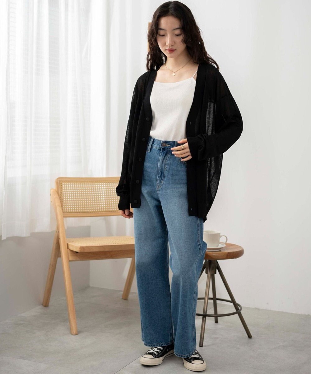 WEGO 【ユニセックス着用ITEM/紫外線対策/冷房対策】シアーカーディガン 