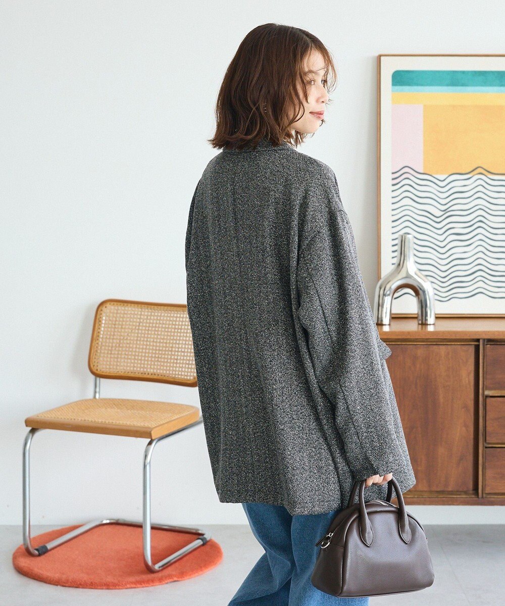 Green Parks ツイードＷオーバージャケット 