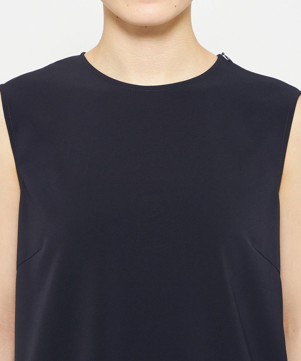 uncrave クールタッチツイル スリットブラウス 