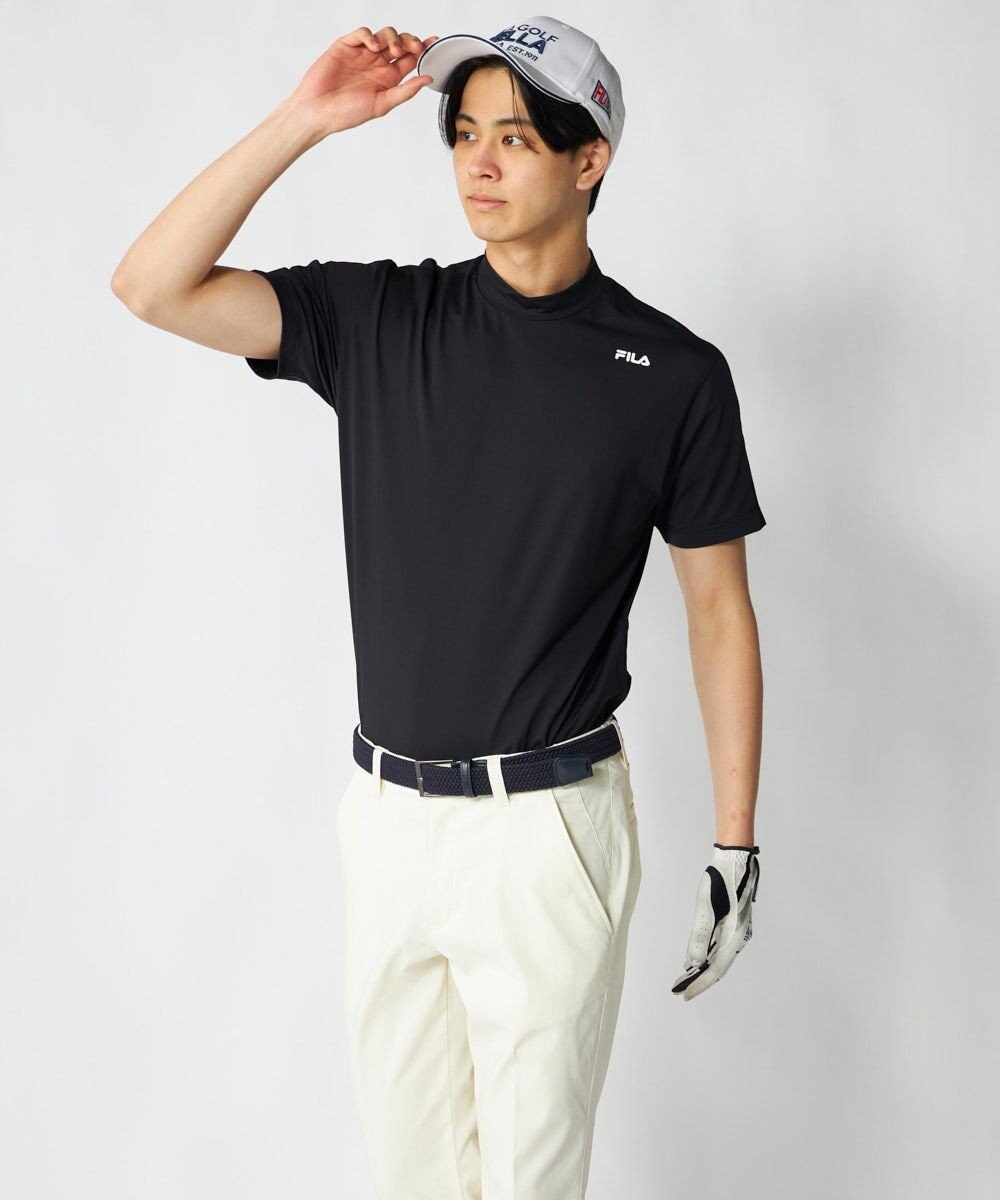 FILA GOLF／marie claire 【FILA GOLF】半袖モックネックシャツ 