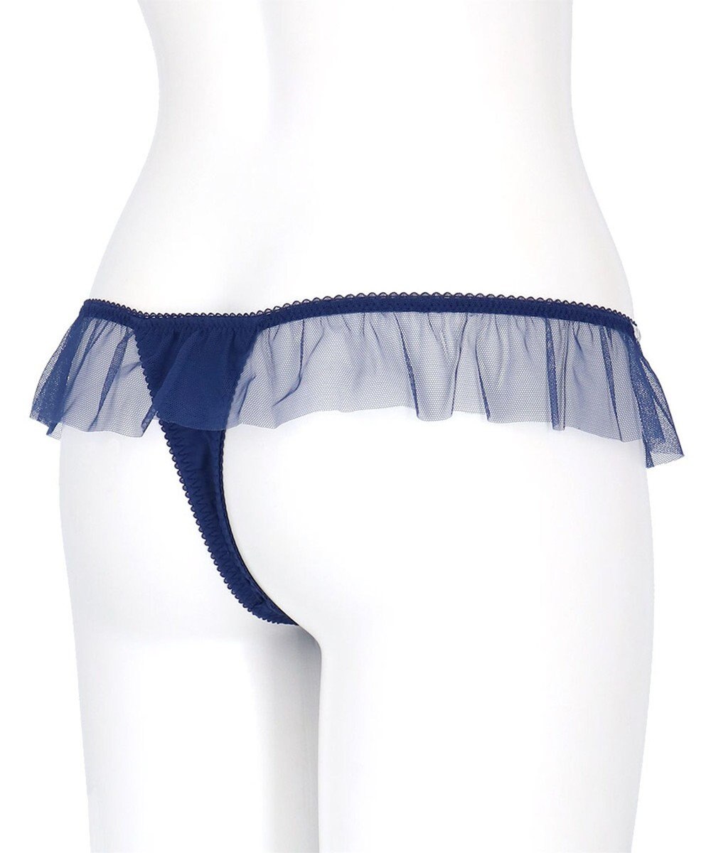 WACOAL Ｔバック ショーツ 【リボンブラ 脇すっきり】 BXB443とペア はきこみ丈あさめ ソング レディース PXB443 /ワコール 