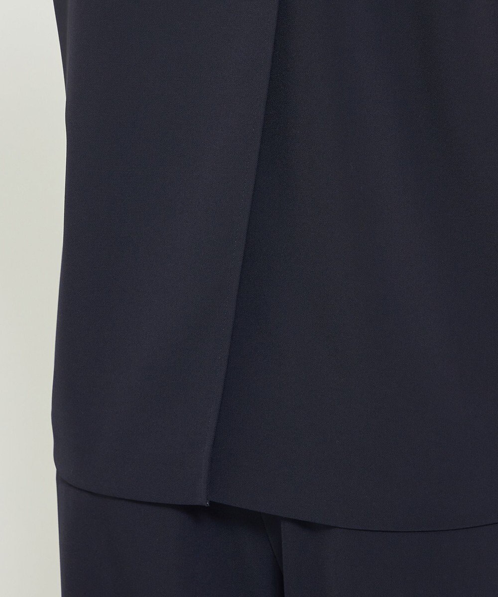 uncrave クールタッチツイル スリットブラウス 