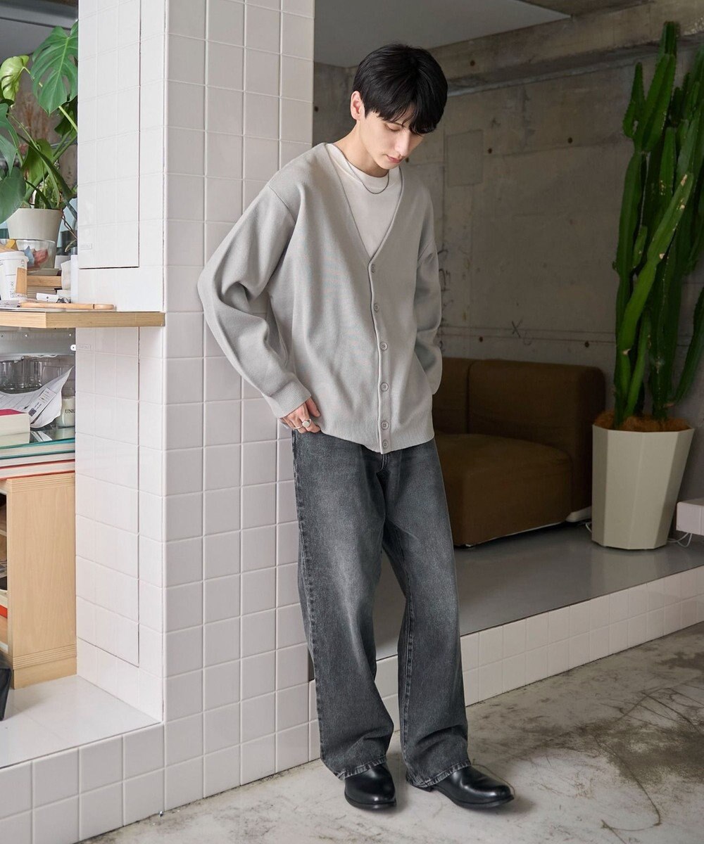 WEGO 【ユニセックス着用ITEM】ミラノリブカーディガン 