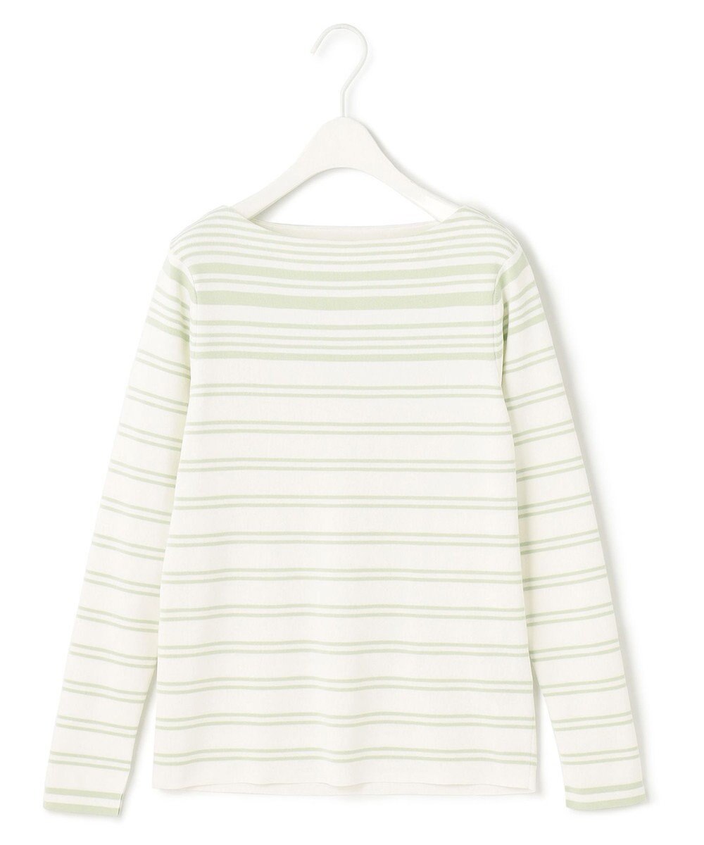 ICB 【洗える】 ハイブリッドボーダー ニットプルオーバー 