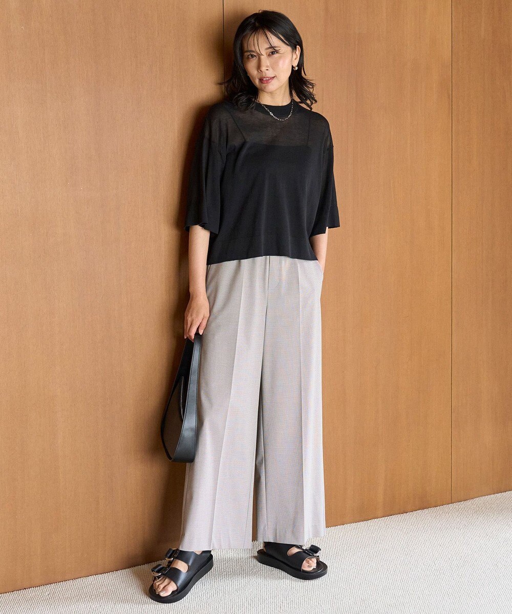 UNFILO L フロスティコットン クロップド プルオーバー 