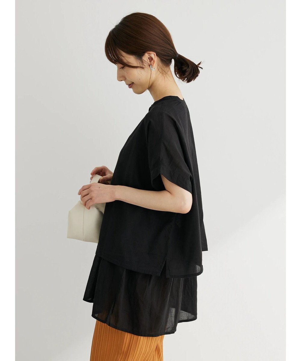 Green Parks インド綿　ＳＥＴ２点レイヤード風ブラウス 