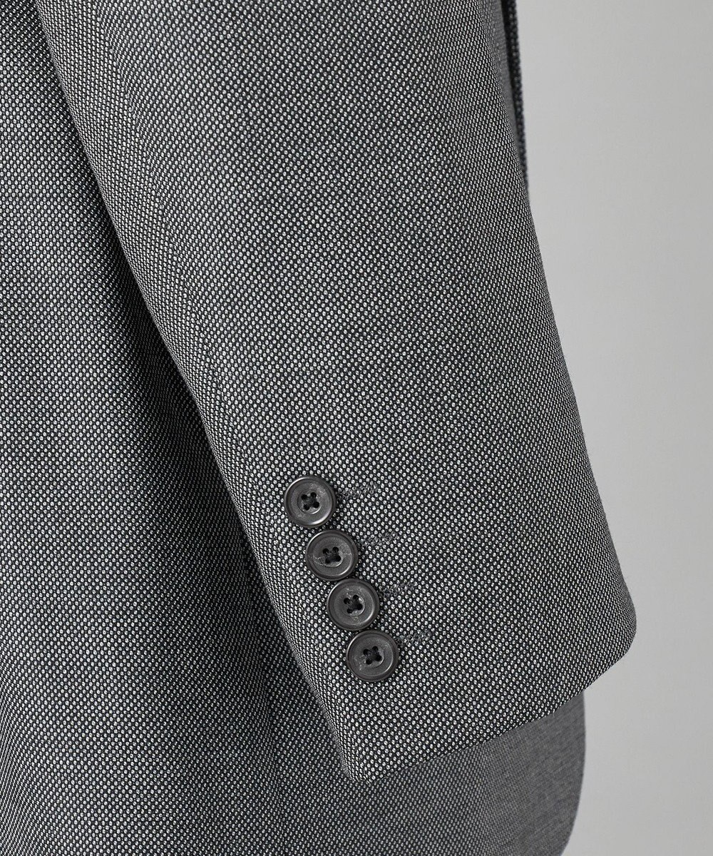 GOTAIRIKU 横に伸びる【TasmaniaWool/タマニアウール】ストレッチ スーツ（グレー） 