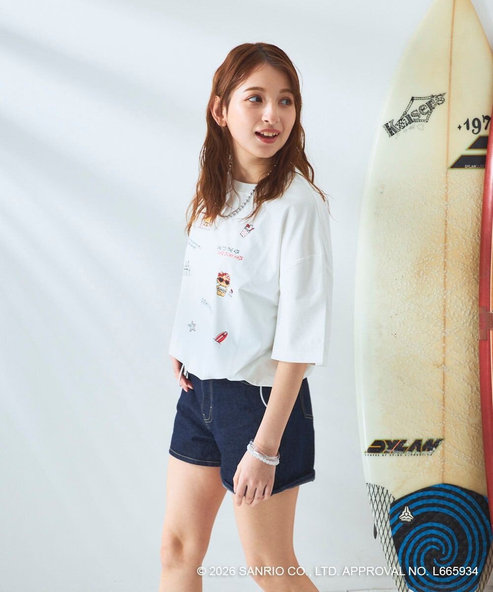 OP／FILA 【Ocean Pacific×ハローキティ】ラッシュTシャツ 