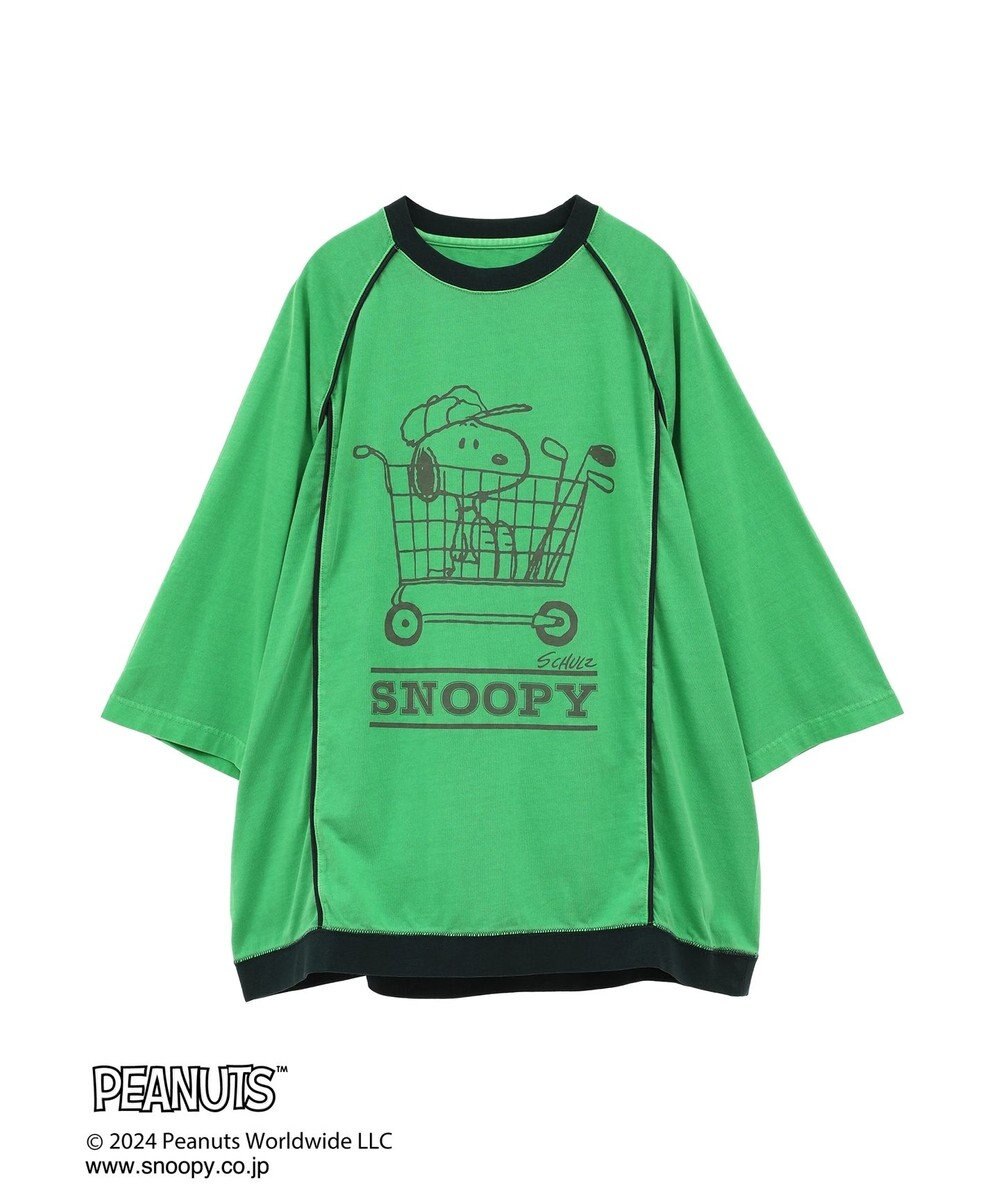 CRAFT STANDARD BOUTIQUE 【ユニセックス】PEANUTS/スヌーピー 切り替えTシャツ 