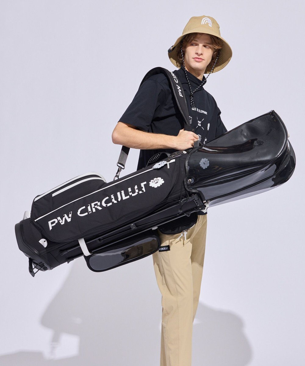 PW CIRCULUS 【UNISEX】デタッチャブル キャディバッグ PVCフード 