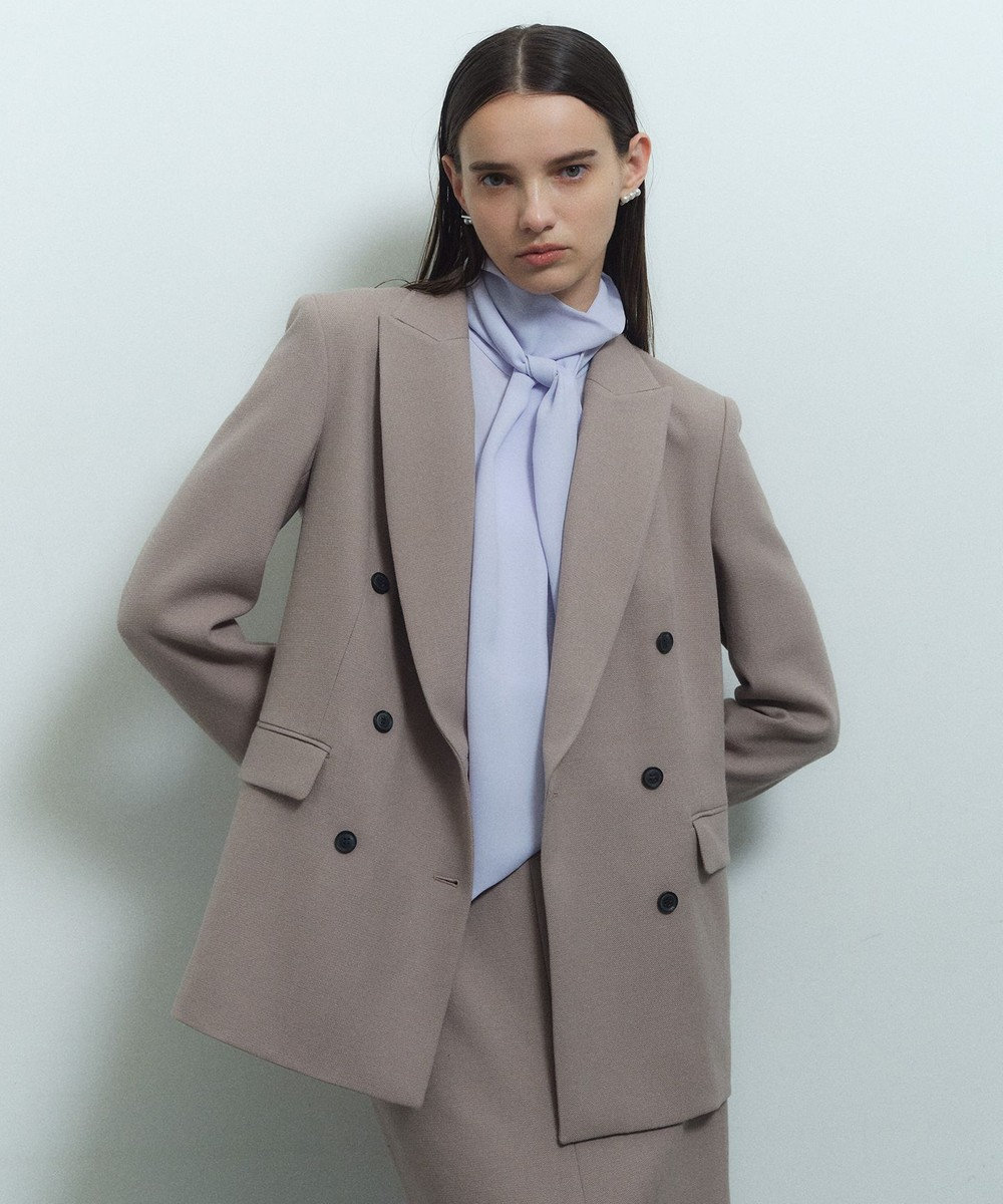 BEIGE， 【VERY NaVY12月号掲載】BUNNELL / ウールダブルブレストジャケット 