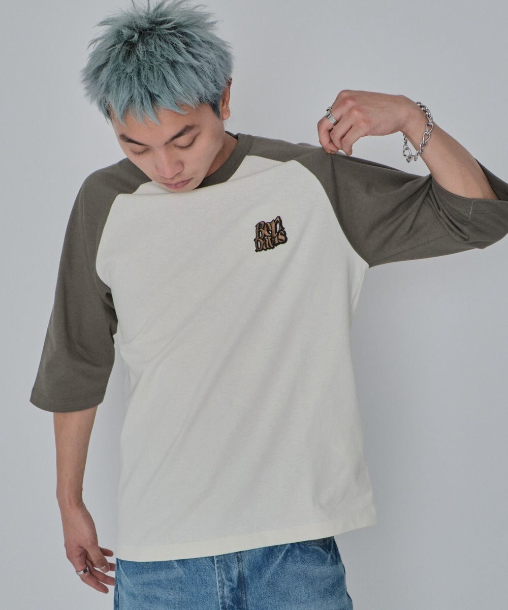 WEGO 【ユニセックス着用ITEM/MLサイズ展開】別注BENDAVISグラフィックラグランT（7S） 