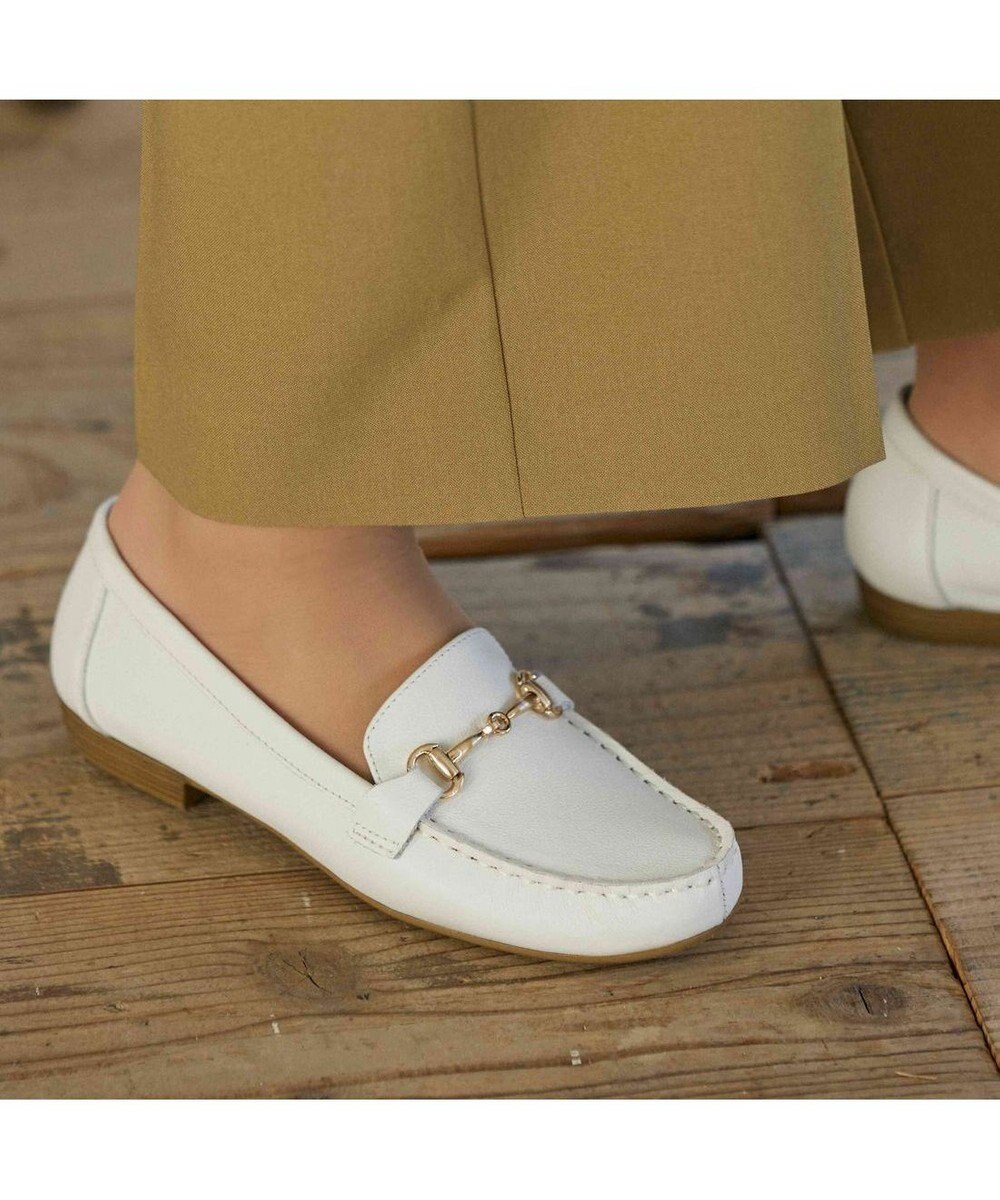 ing <ing>【３E】【サスティナブル】ビット付きモカシューズ 