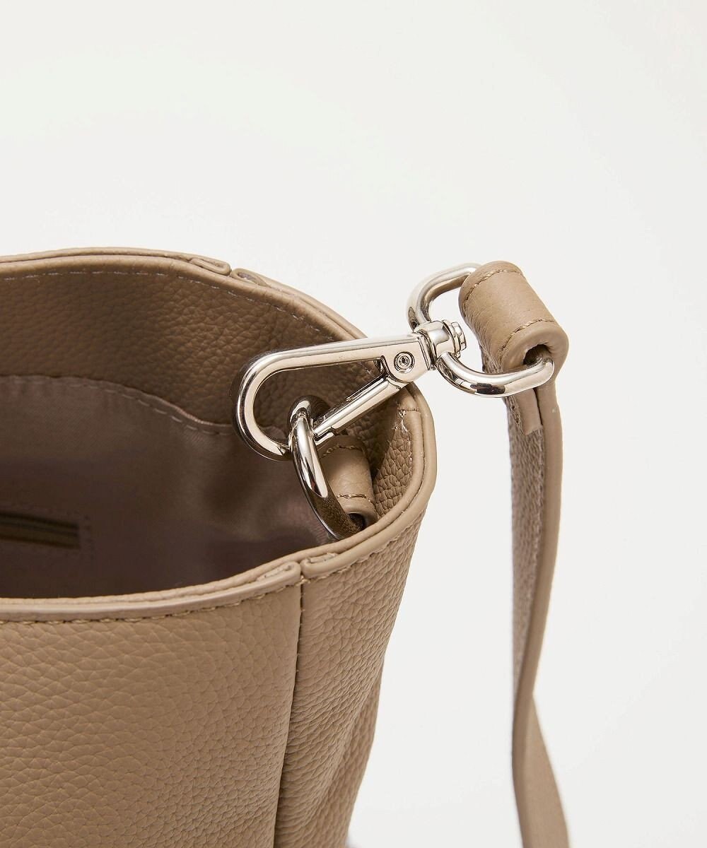 TOPKAPI 【TREASURE TOPKAPI】シュリンクレザー レース 刺しゅう ショルダー付 トートバッグ 