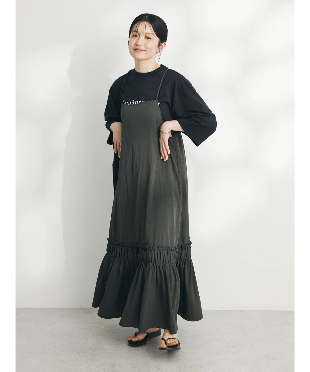 CRAFT STANDARD BOUTIQUE 切替ティアードキャミワンピース 