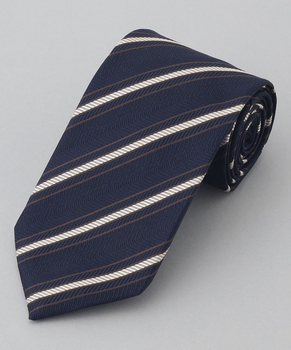 GOTAIRIKU GOTAIRIKU別注【日本製】シルク ネクタイ_ストライプ 