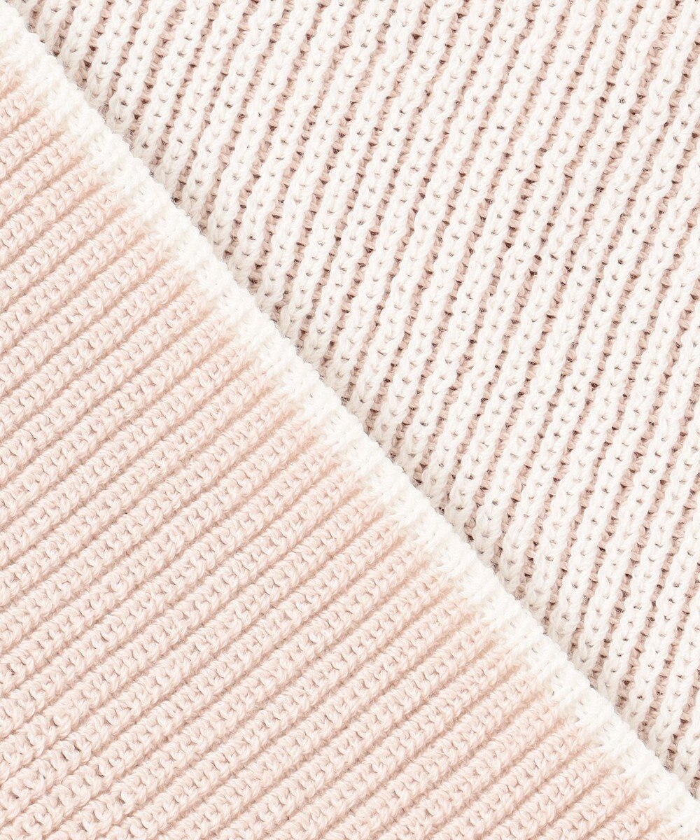 J.PRESS LADIES L 【WEB限定カラーあり・洗える】CLEAR COTTON BLEND サイドスリット ニット 