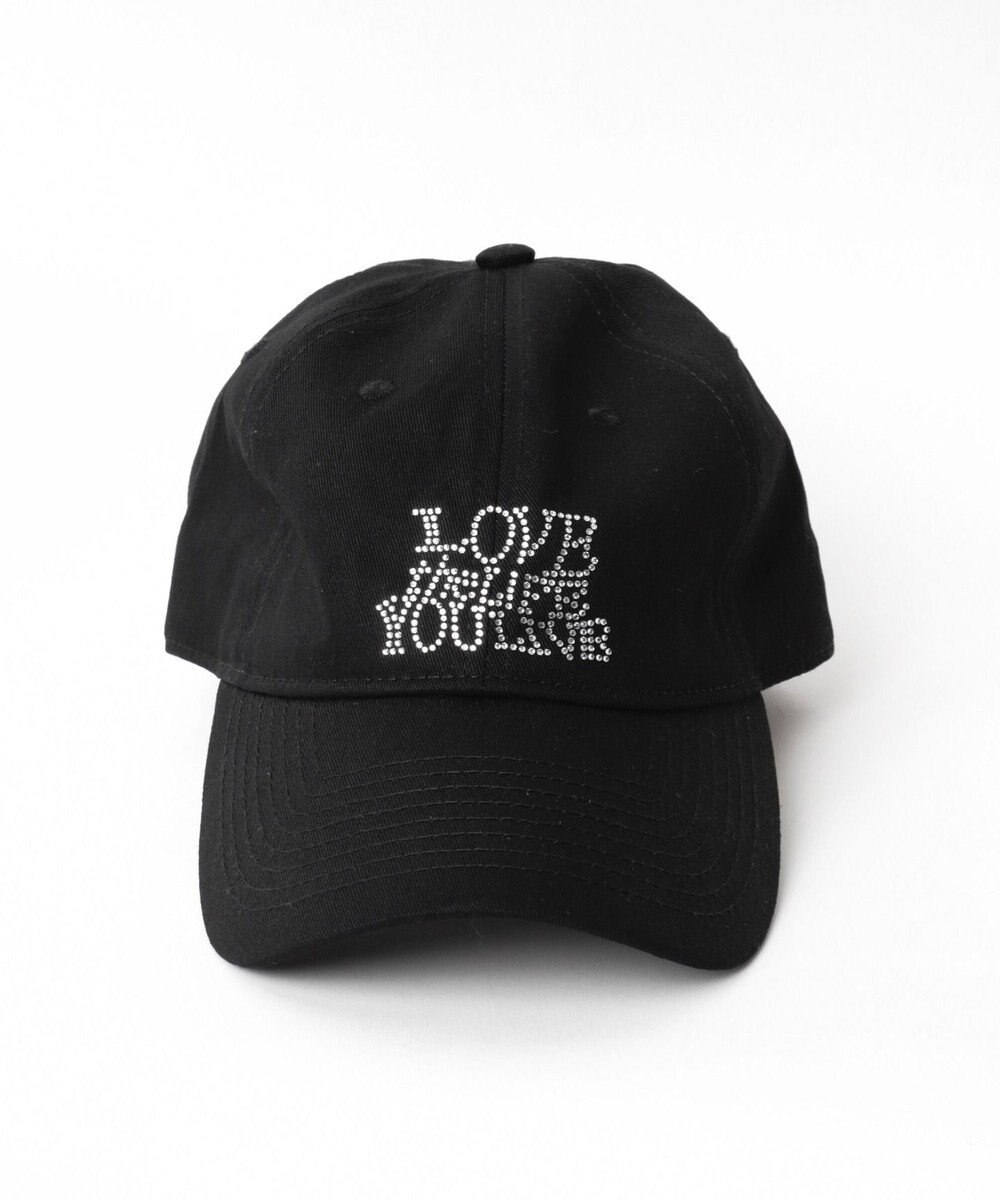 WEGO ラインストーンロゴキャップ 